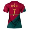 Maillot de Supporter Portugal Cristiano Ronaldo 7 Domicile Coupe du Monde 2022 Pour Femme